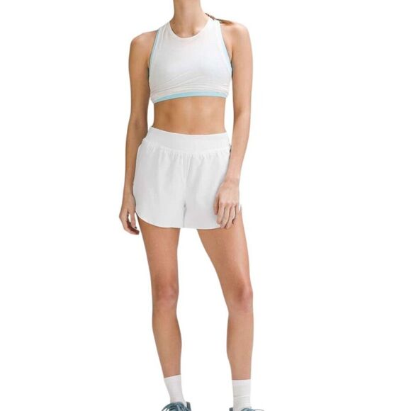 Lululemon Fast and Free Reflective High-Rise Classic-Fit Short 3" *White - Picture 11 of 11